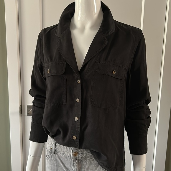 Anine Bing Tencel Button Down Shirt - Picture 17 of 17